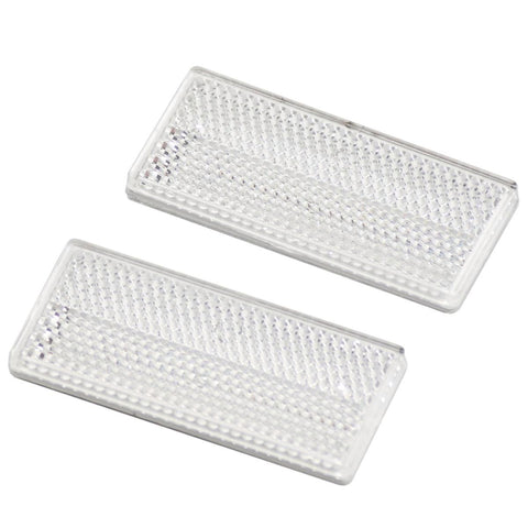 Goliath Clear Reflector - 70 x 32mm - Plastic - Self Adhesive - Easy Install - SuperSaverAU - view 1