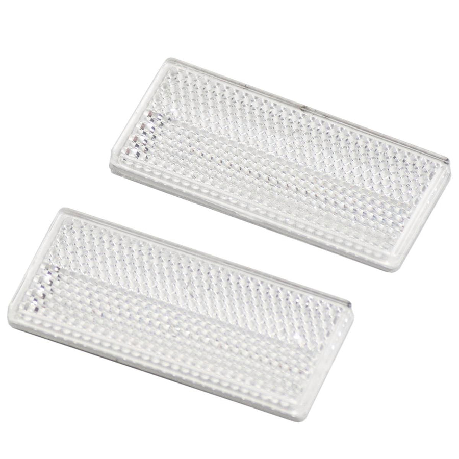 Goliath Clear Reflector - 70 x 32mm - Plastic - Self Adhesive - Easy Install - SuperSaverAU - view 1