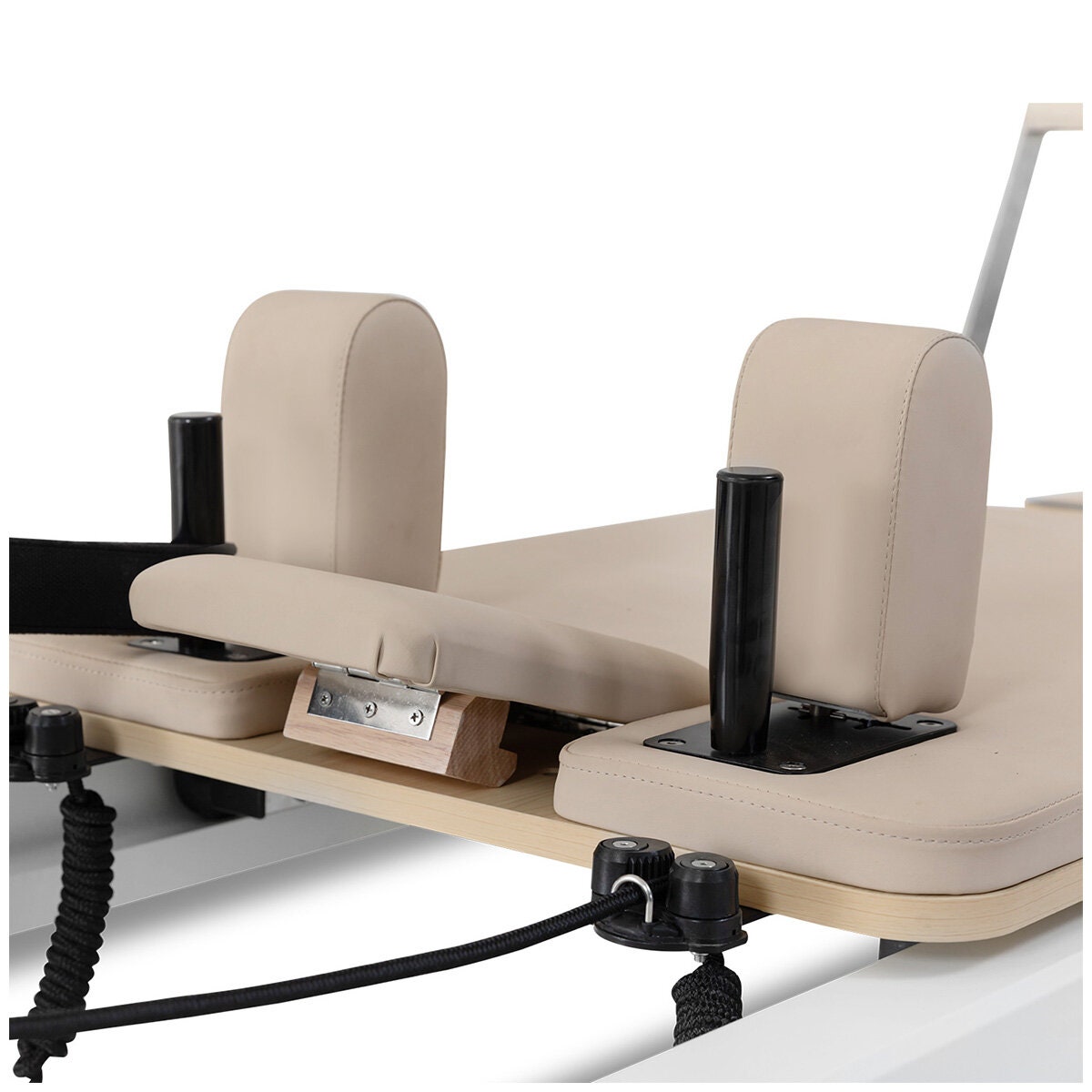 Lifespan Fitness Contour Pro aluminium reformer Pilates bed set - beige accents - 75kg - LFRF-CONTPROB