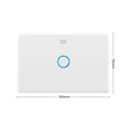 DETA Grid Connect Smart Single Gang Touch Light Switch 240V White 6911HA