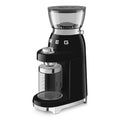 Smeg 50's retro style coffee grinder - black - 240g bean hopper - 50 grinding steps - CGF03BLAU