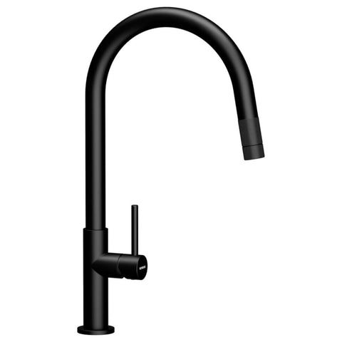 Abey Schock Talia Pull Out Kitchen Mixer Tap - Black, Jet Spray, 5 Star Water Rating - 536120B