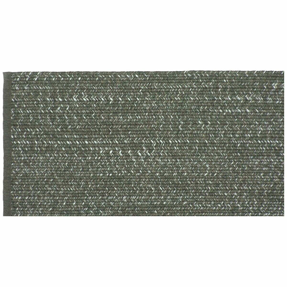 Cadrys Seasons Stripe Rug 200x300cm - Natural Khaki Olefin, Hand Braided, Low Pile - SEASSNK2