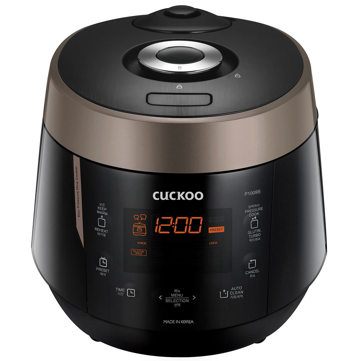 Cuckoo HP Electric Pressure Rice Cooker/Warmer Brown 1.8L -10 Cups Large Capacity