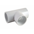 Holman 50mm Press PVC Plain Tee White Solvent Weld Irrigation
