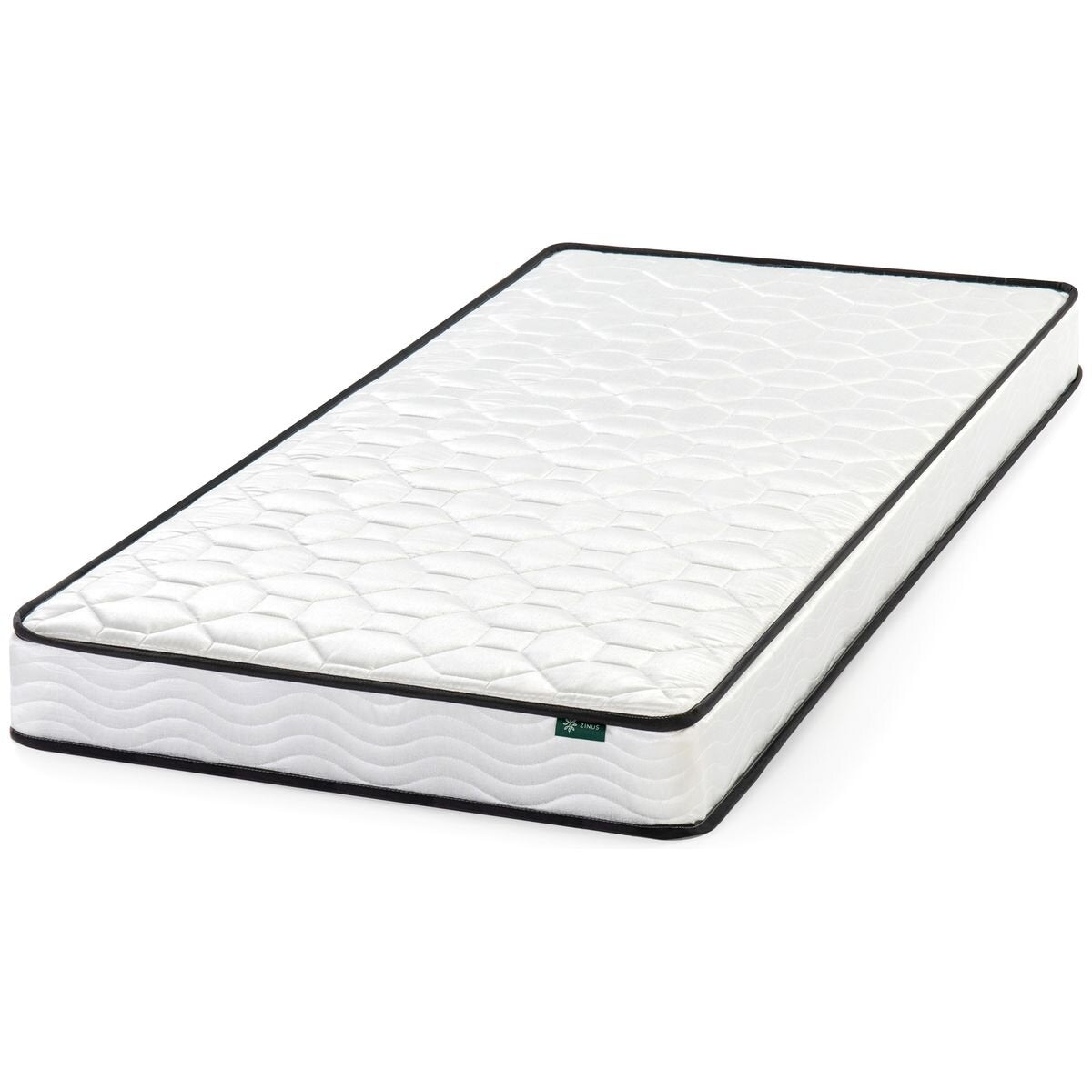 Zinus single bonnell spring kids mattress - medium feel, quilted cover, low-profile 152mm - AU-BNSMN-6S