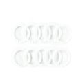 Windoware Curtain Rod Rings - 25mm - White - 10 Pack - Plastic - SuperSaverAU - view 1