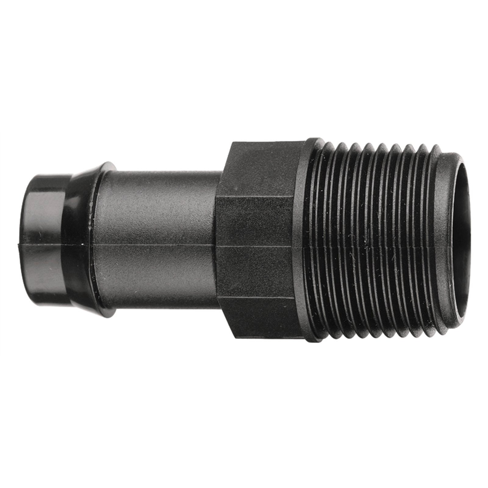 Pope 19mm Tail x 20mm BSP Male Director 5 Pack - Black Poly Irrigation Connector