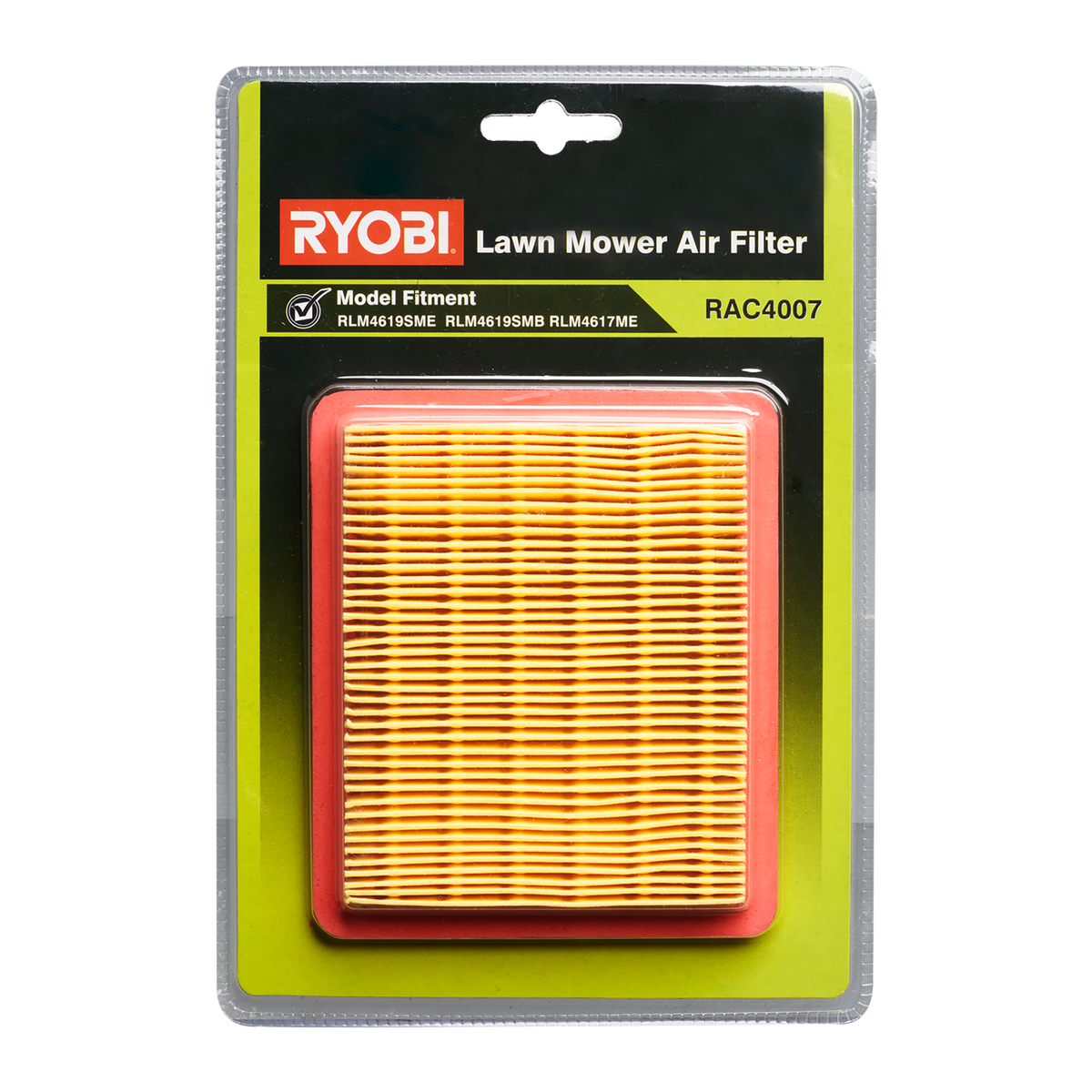 Ryobi Mower Air Filter - 130mm x 110mm - Paper - Genuine Replacement - SuperSaverAU - view 1