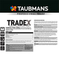 Taubmans Tradex 4L White Flat Interior Ceiling Paint - Water Based, Splatter Resistant