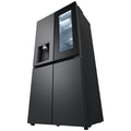 LG 508L InstaView Door-in-Door French Door Fridge - Ice and Water, Matte Black - GF-V500MBLC