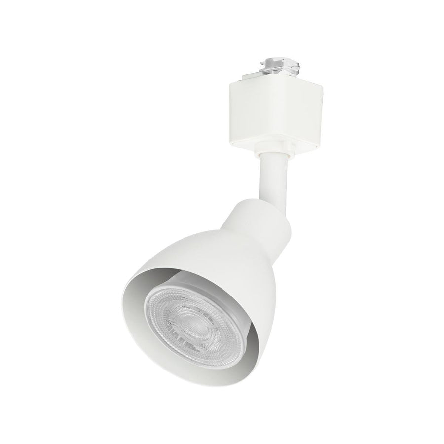 Mercator Arlo GU10 Globe Track Spotlight - White Finish - 180mm x 170mm - Adjustable Light Head - SuperSaverAU - view 1