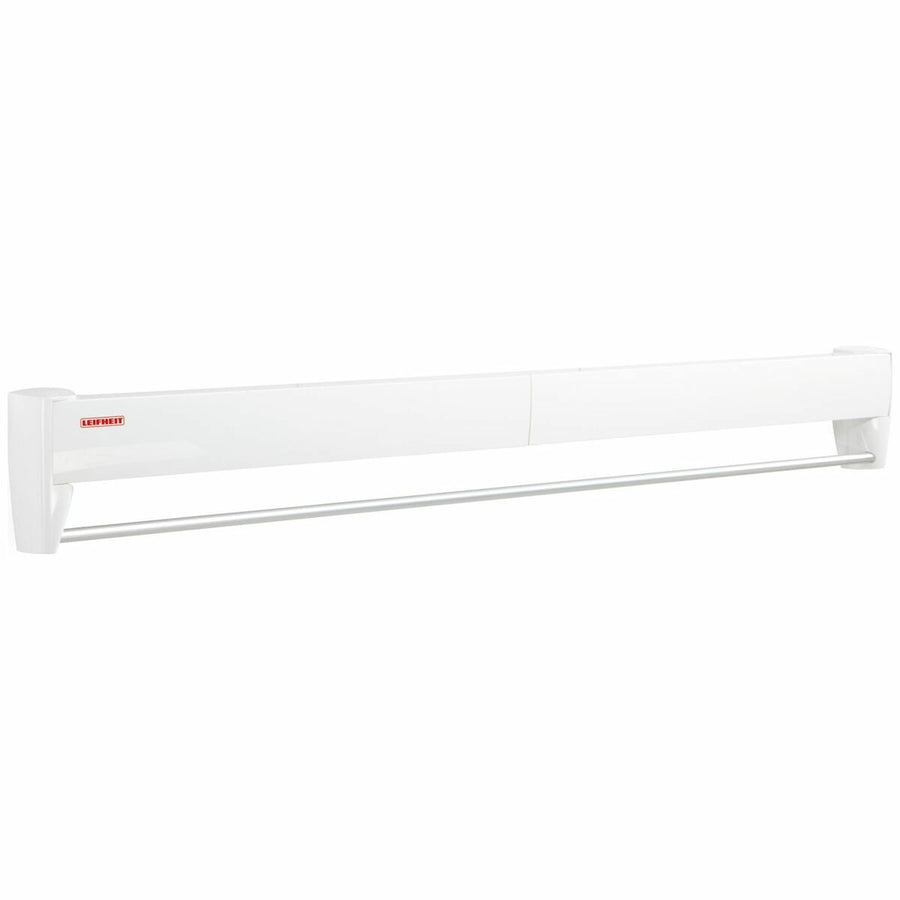 Leifheit Telegant 81 Wall-Mount Dryer - Eight Rails, 8.1m Drying Space, Hand-Towel Bar, White - L83100