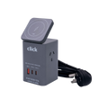 Click Power Station - PD67W USB Charger & 15W Wireless Charger - 63mm x 104mm - Efficient Multi-Device Charging - SuperSaverAU - view 1