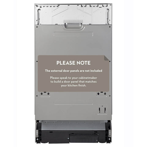 Artusi 45cm Fully Integrated Dishwasher - 9 Place Settings, Six Wash Programs, Half Wash Option - ADWFI451