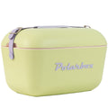 Polarbox Pop 20L Cooler - Lime with Lilac Logo and Strap - Thermal Insulation - PLBP20LL