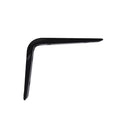 Carinya 125 x 150mm Black Powder Coated Steel Angle Bracket, 35kg, Wall Mount