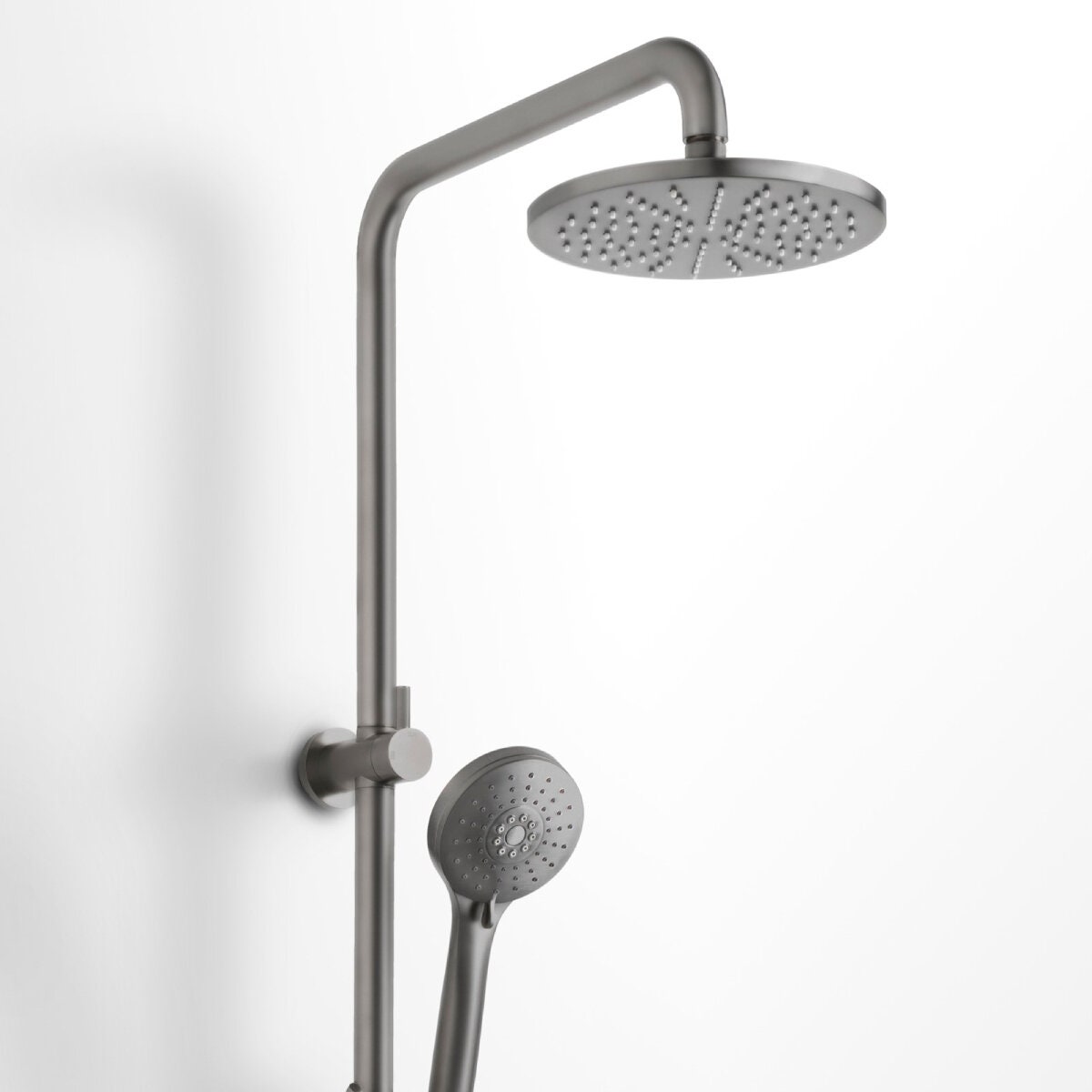 Rogerseller Tonic Dual Rail Shower - Graphite Brass Build - 2-Way Diverter, 3 Star Water Rating - 3506003705