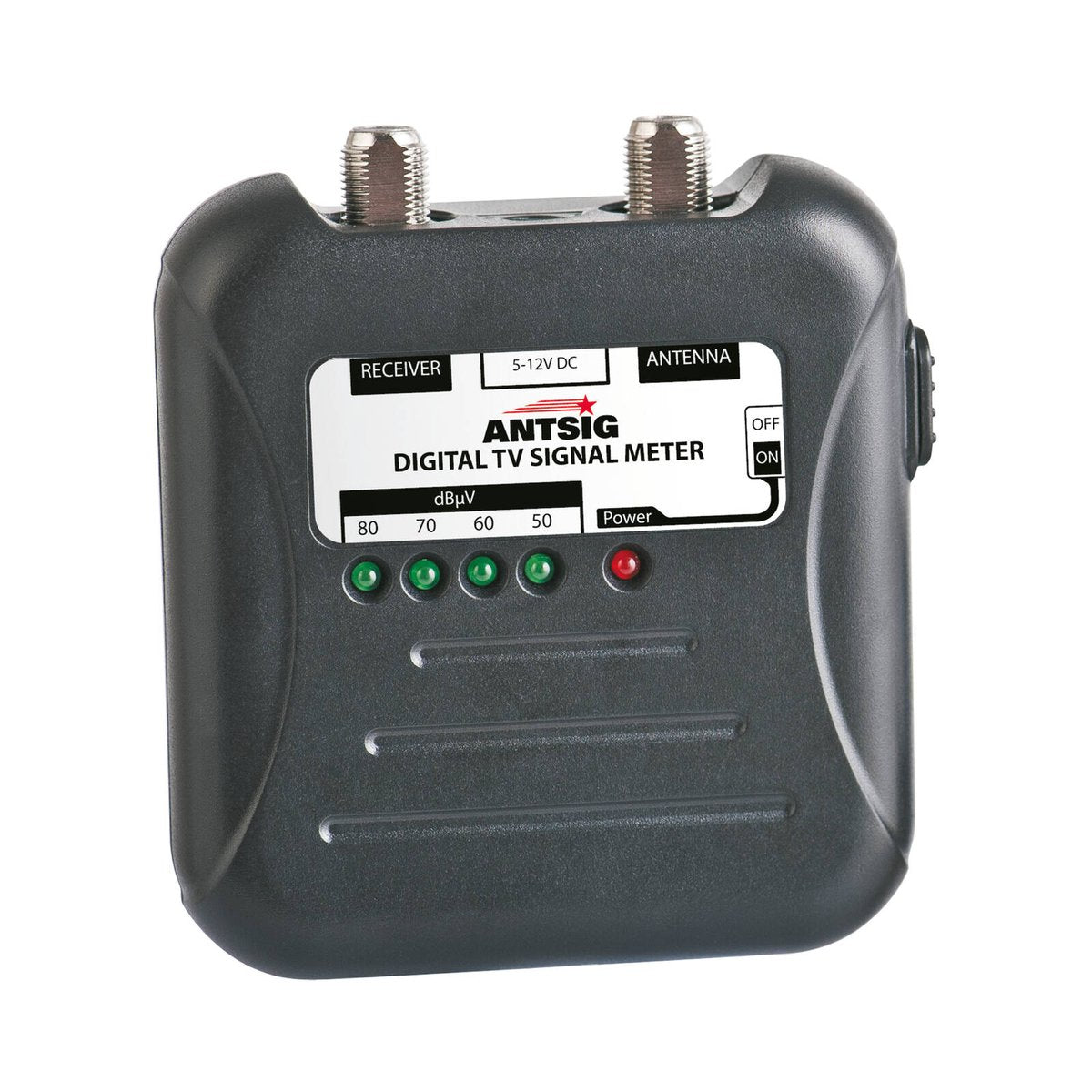 Antsig Digital TV Signal Meter - 1 Pack - 100mm x 700mm x 700mm - Dark Grey - SuperSaverAU - view 1