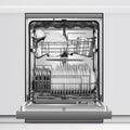 Haier 60cm Freestanding Dishwasher with Sanitise - 15 Place Settings - Black - ThermoDry - HDW15F1B1