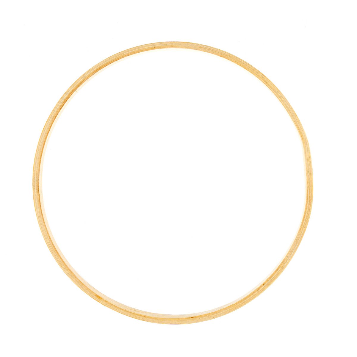 Crafted Bamboo Ring - 5-Inch 127mm - Versatile for Crafts & Decor - SuperSaverAU - view 2