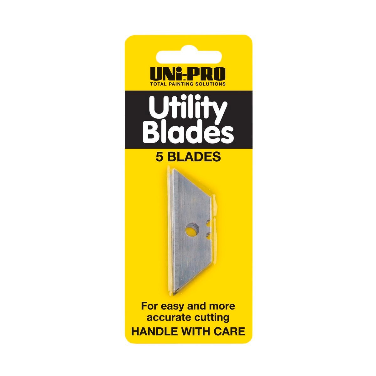 UNi-PRO Utility Blades 5 Pack - Steel - Super Sharp - Versatile Use - SuperSaverAU - view 1
