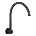 Mondella Resonance Gooseneck Shower Arm - 300mm - Matte Black - Durable - SuperSaverAU - view 1
