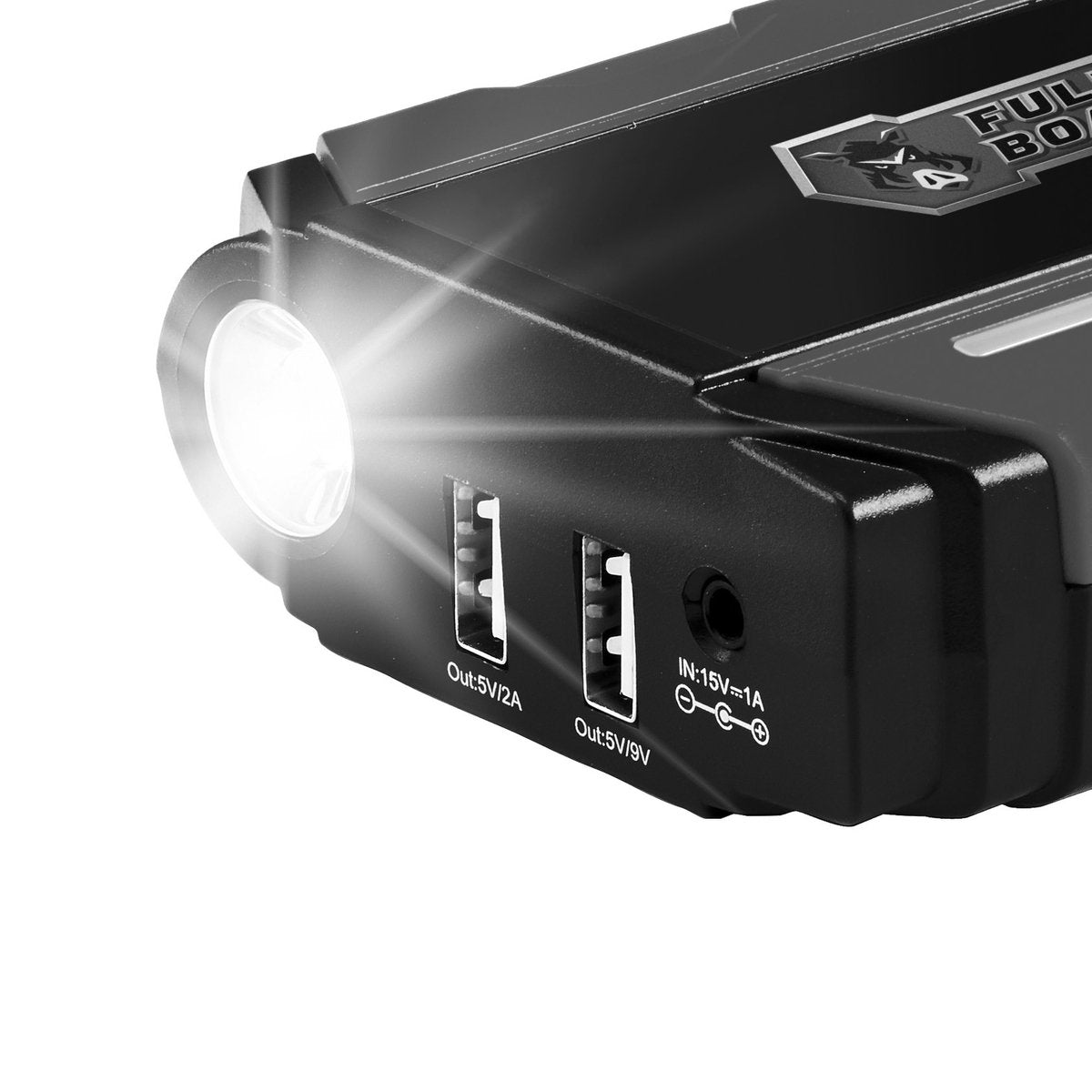 Full Boar 1000A Jump Starter Power Bank - 12V - Compact - Smart Clamp Technology - SuperSaverAU - view 2