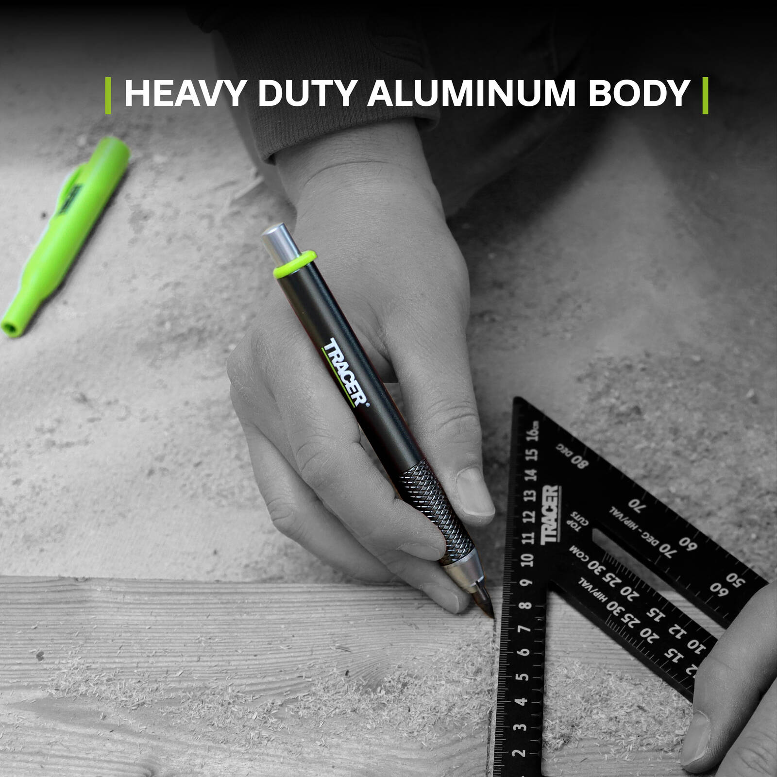 TRACER PRO 5.2mm Aluminium Tough Construction Pencil with Holster