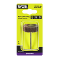 Ryobi 80 Grit Flap Wheel for Rotary Tool - 38mm - Efficient Sanding on Timber & Metal - SuperSaverAU - view 1