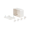 DETA Large Junction Box with 4 x 40A Insulated Connectors White Polycarbonate