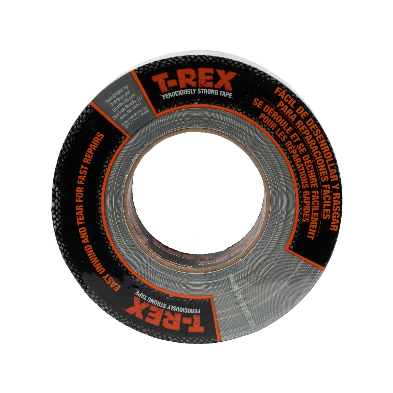 T-Rex 48mm x 27.4m Gunmetal Grey Duct Tape UV Resistant Indoor Outdoor