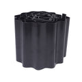 Jack 150mm x 6m Black Corrugated Plastic Garden Edging