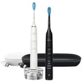 Philips Sonicare DiamondClean 9000 Black And White Electric Toothbrush 2 Pack HX9914/60 - SuperSaverAU - view 2