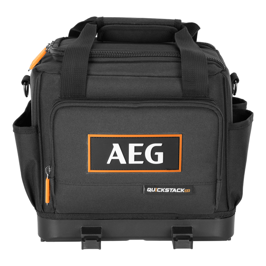 AEG Quickstack 2.0 Half Size Tool Bag - 273mm x 396mm x 364mm - Durable Fabric - Organised Storage - SuperSaverAU - view 1