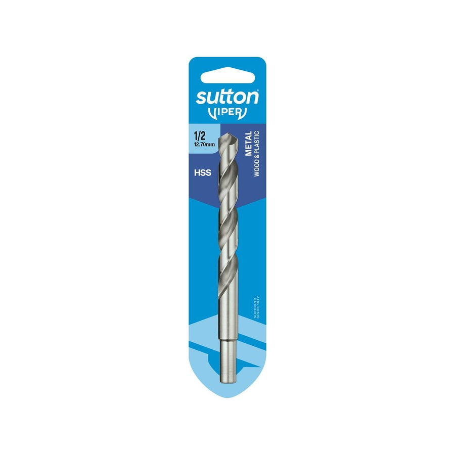 Sutton Tools 1/2" Viper Jobber Drill Bit - M2 HSS - 152mm Length - Fast Drilling - SuperSaverAU - view 1