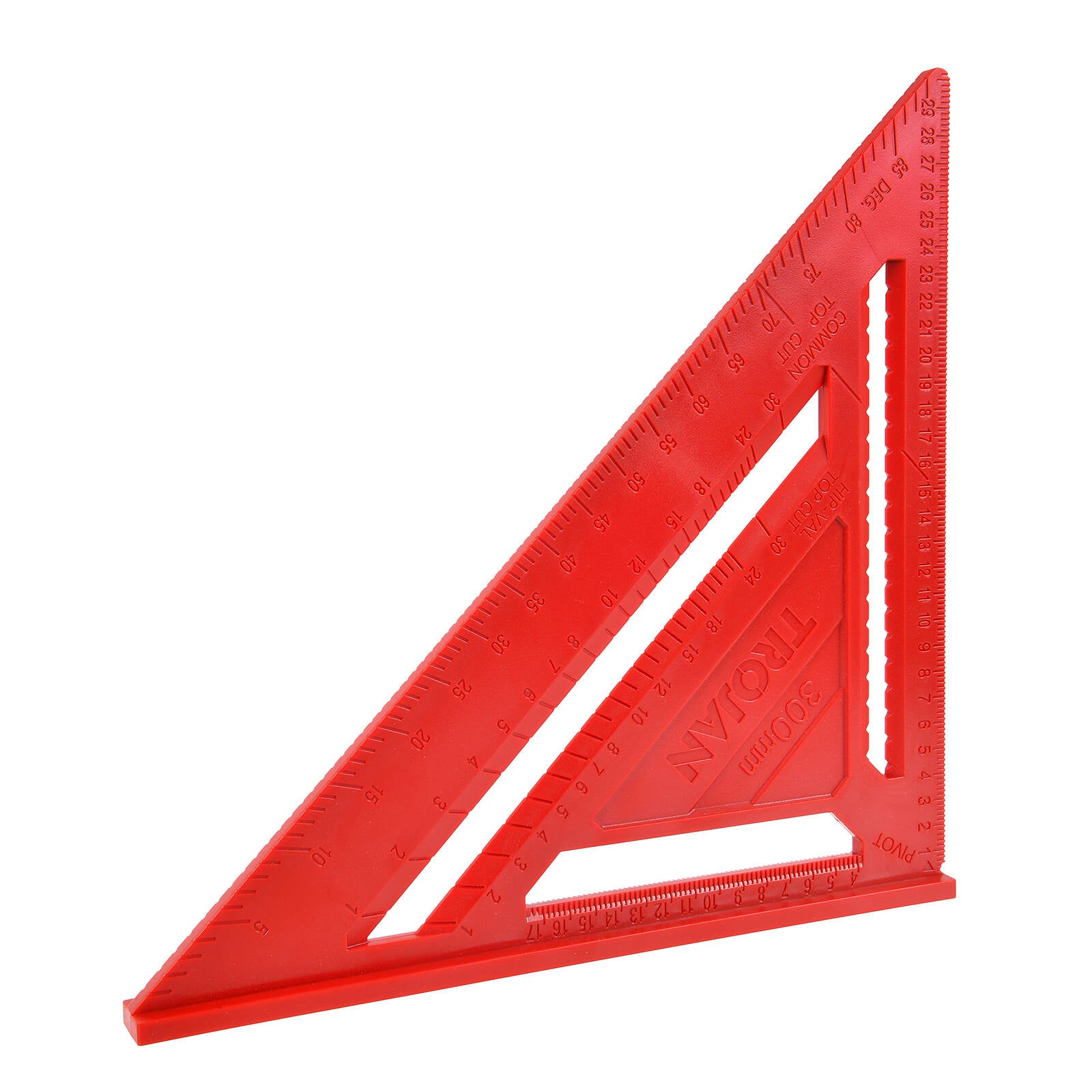 Trojan 300mm Poly Rafter Square with Conversion Table