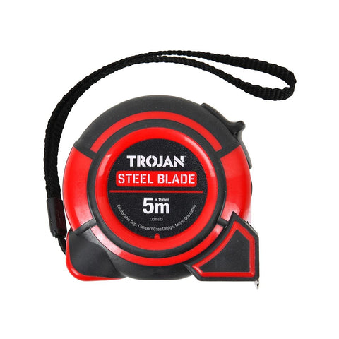Trojan 5m Tape Measure - Durable Nylon Coated Blade - Double-Sided Graduation - SuperSaverAU - view 1