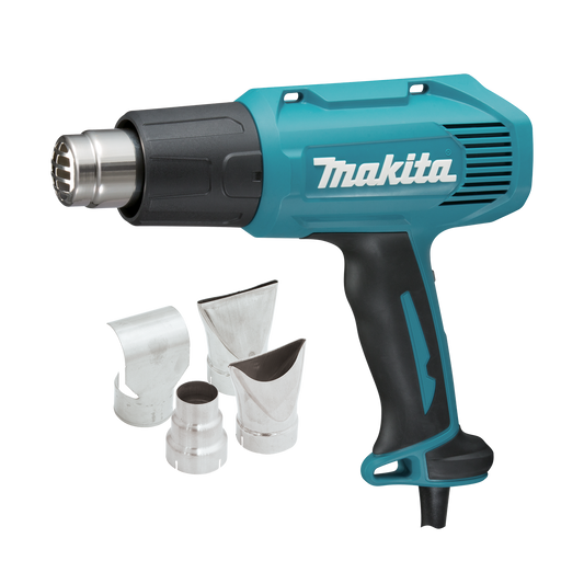 Makita Heat Gun Kit - 1800W - Plastic/Metal - 600°C Max Temperature