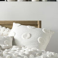 Linen House Haze Single Quilt Cover Set - Cotton, Includes 1 Pillowcase, White - 01702D036