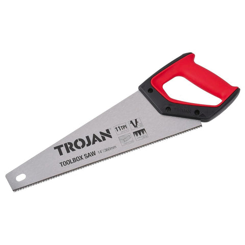 Trojan Toolbox Hand Saw - 360mm - Durable - Comfortable Grip - SuperSaverAU - view 1