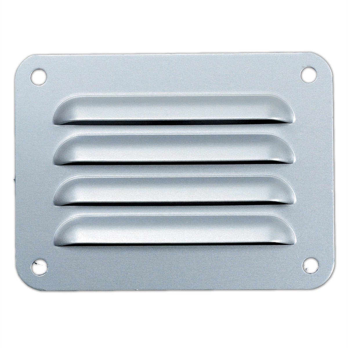 Haron Aluminium Pressed Wall Vent 100 x 75mm Silver Helps Minimise Costs - SuperSaverAU - view 1