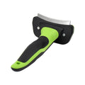 Flamingo Green Self Cleaning Deshedding Tool - 95mm x 160mm - Retractable Blades - SuperSaverAU - view 2