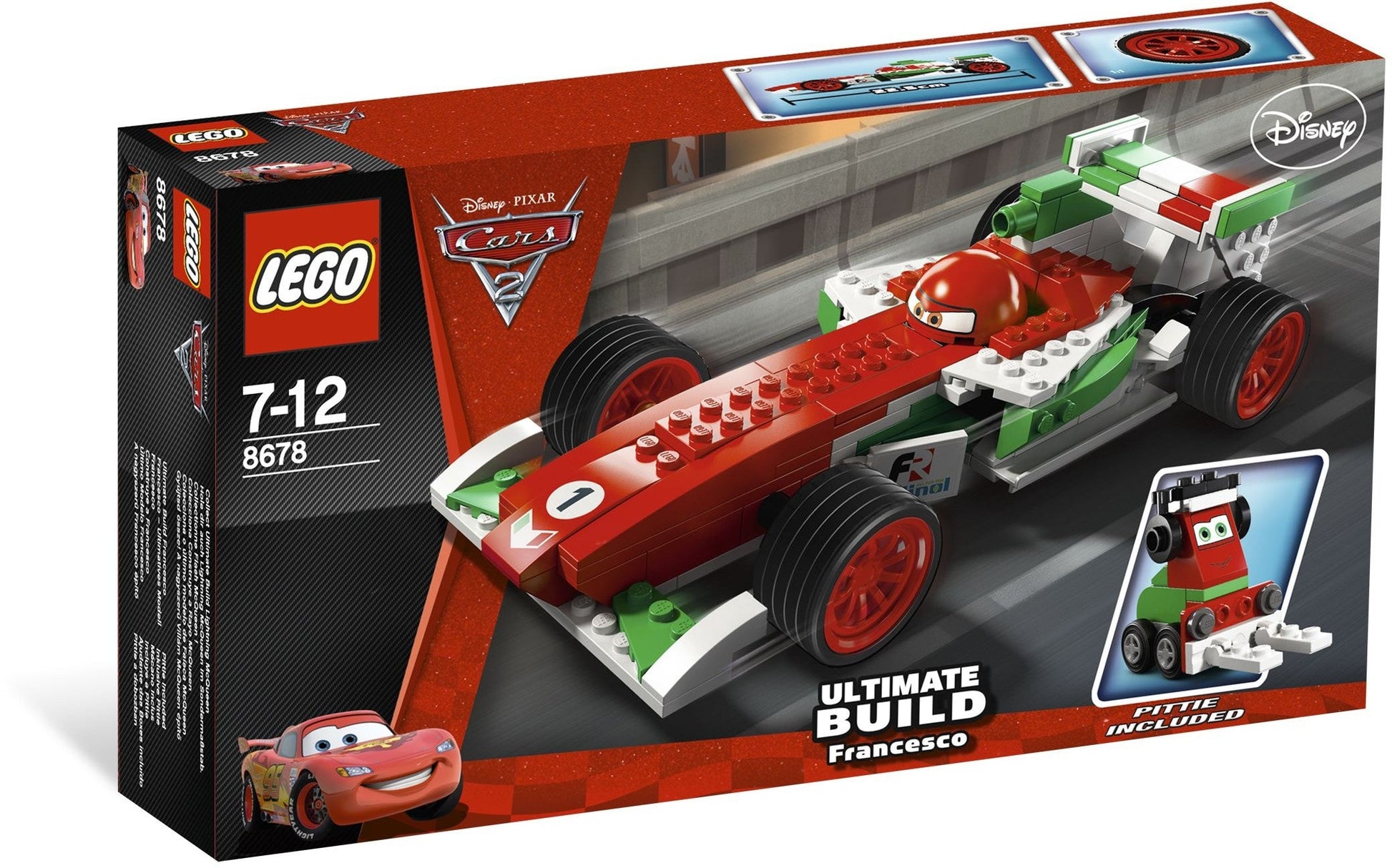 LEGO 8678 Disney Cars Exclusive Limited Edition Set- Auzzi Store