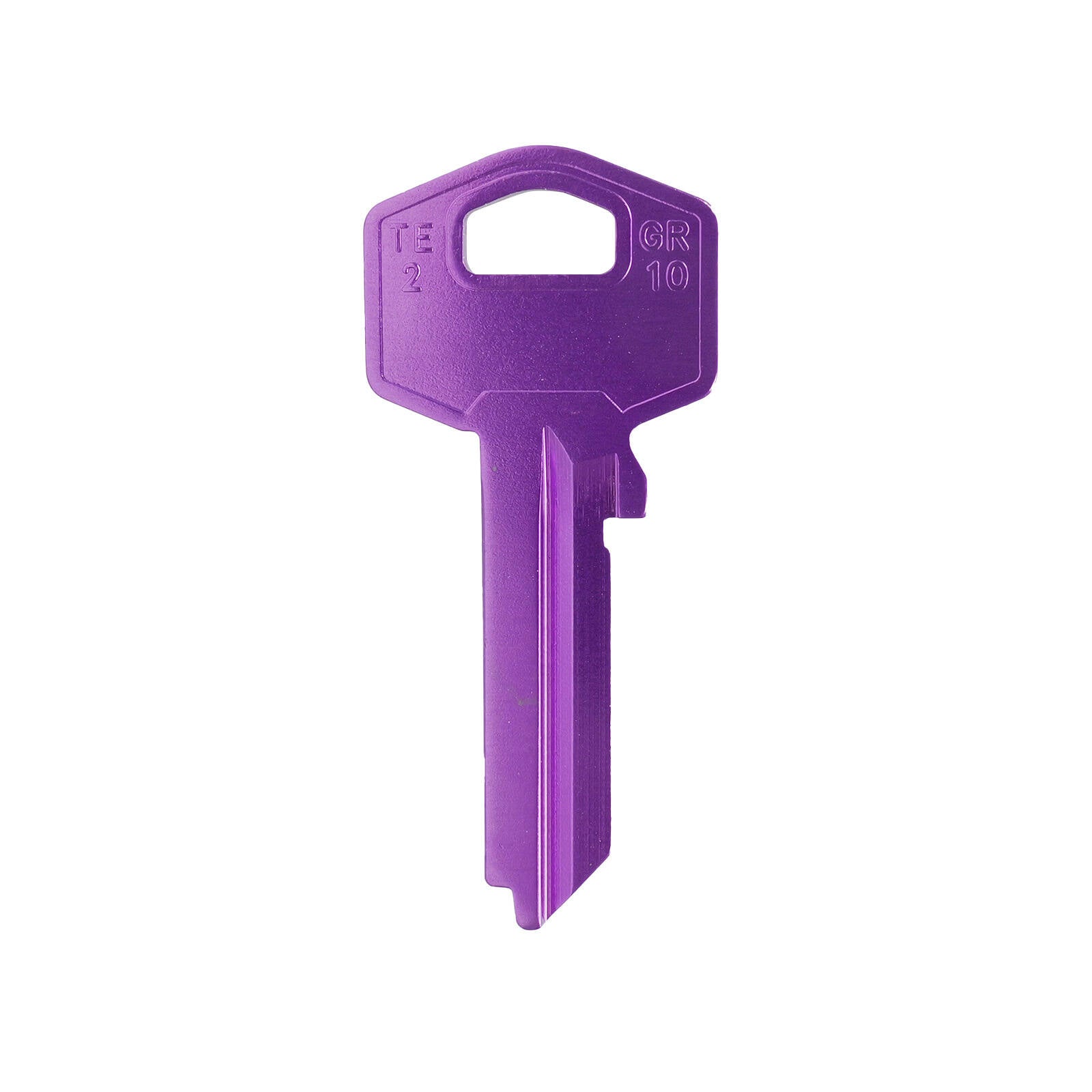 EHI TE2-GR10 Purple Blank Key 54mm Aluminium Titanium Alloy