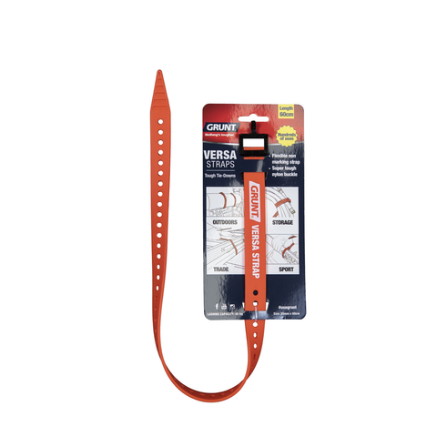 Grunt 20mm x 60cm Orange Thermoplastic Versa Strap