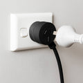 Arlec 5m Piggyback Extension Lead, 10A 2400W, Double Outlet, Indoor/Outdoor, Black