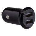 Click 12W 2 Port USB Car Charger - Compact Black - 5V 2.4A Output - SuperSaverAU - view 1