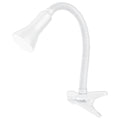 Brilliant Lighting Vito White Metal Adjustable Clamp Lamp E14 19759/05