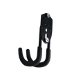 Storease Large Wall Storage System J Hook - 30kg Capacity - Black - SuperSaverAU - view 2